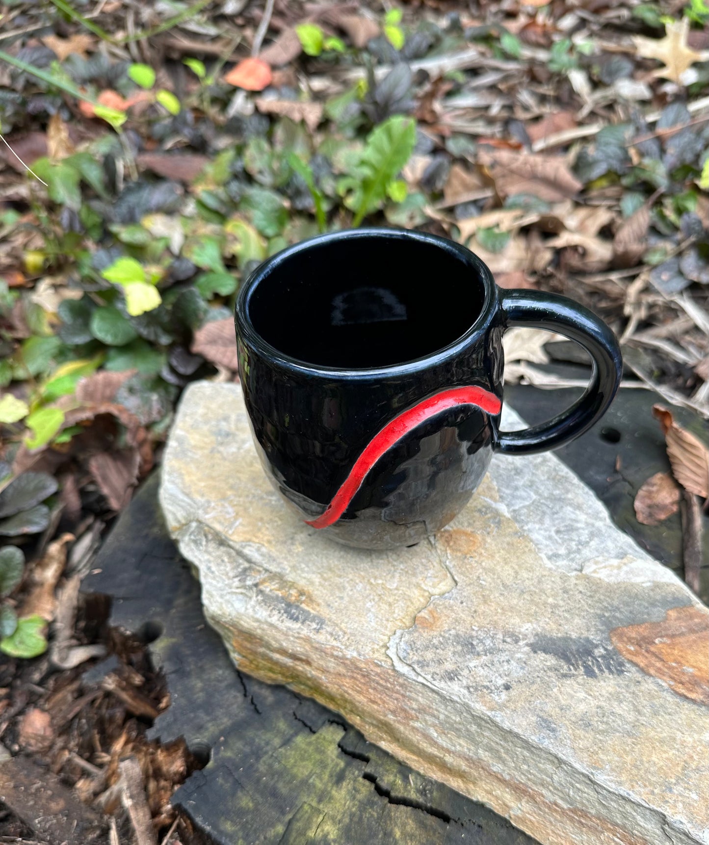 Red Stripe Coffee Mug