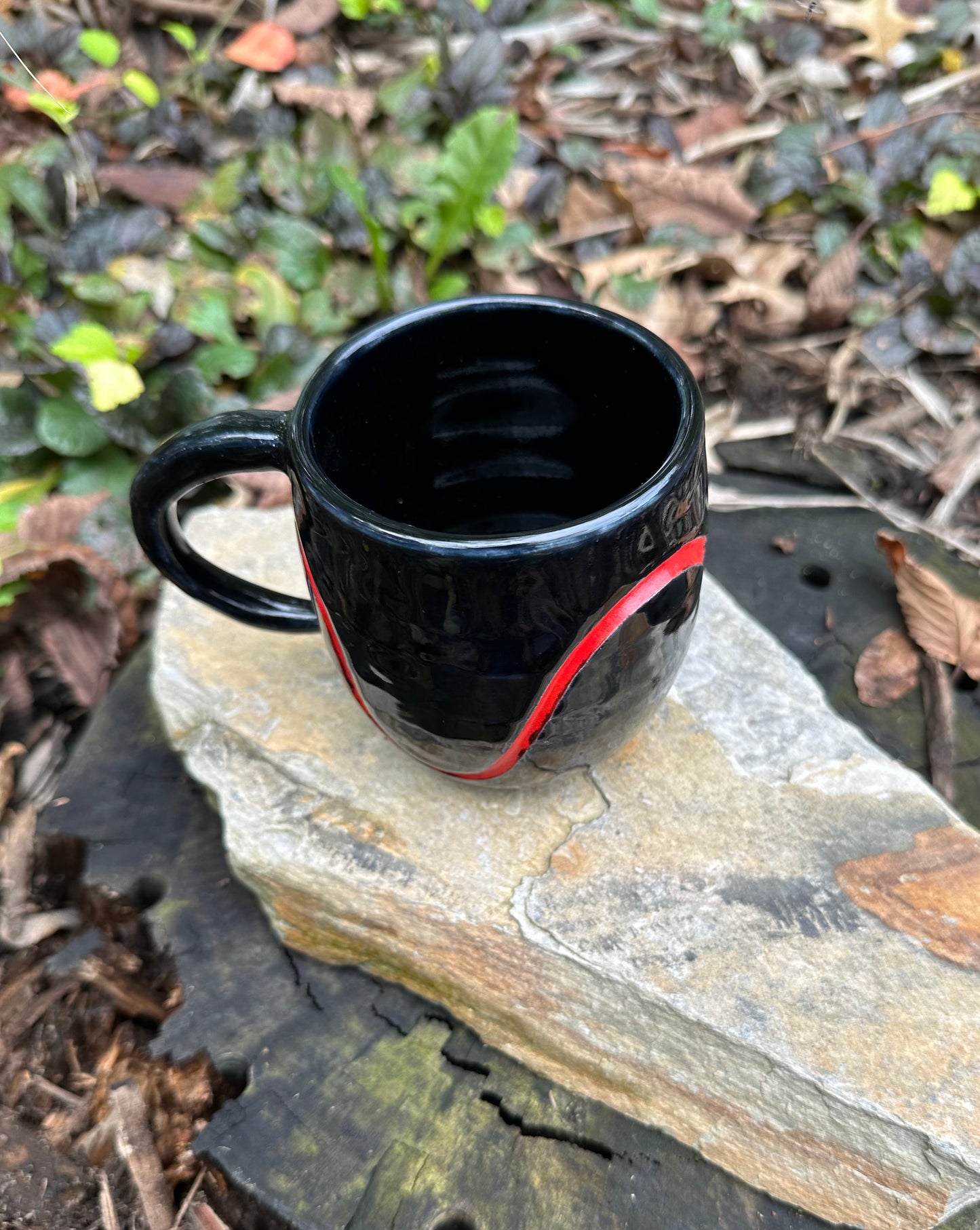 Red Stripe Coffee Mug