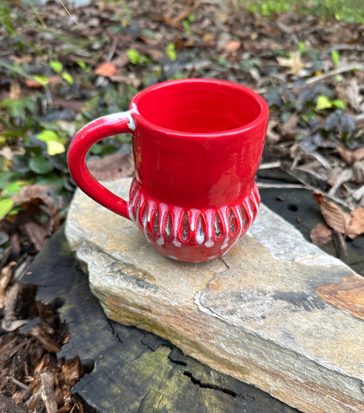 Bursting Red Mug