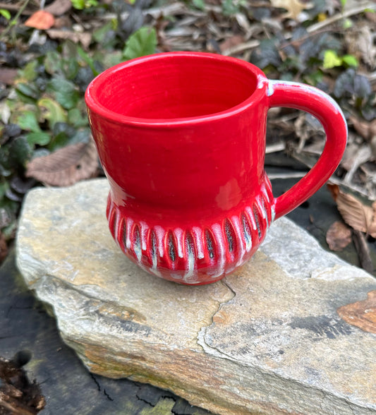 Bursting Red Mug