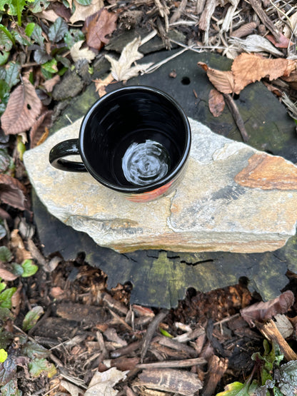 Black Rainbow Espresso Mug