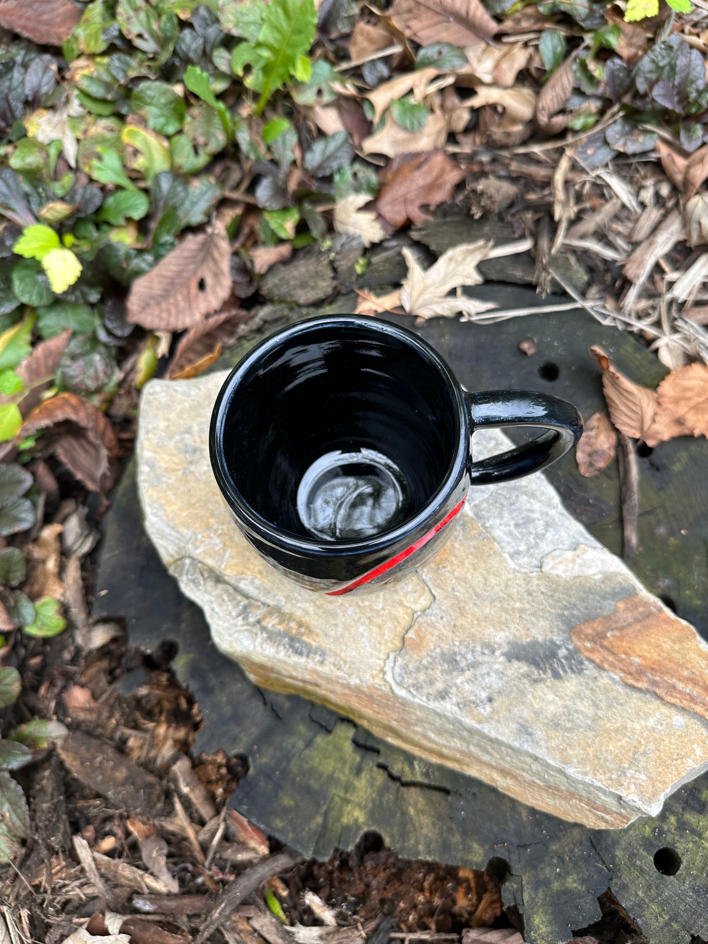 Red Stripe Coffee Mug