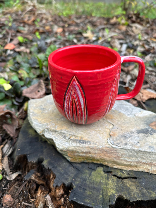 Bursting Red Mug