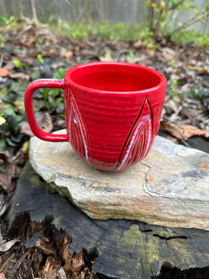 Bursting Red Mug