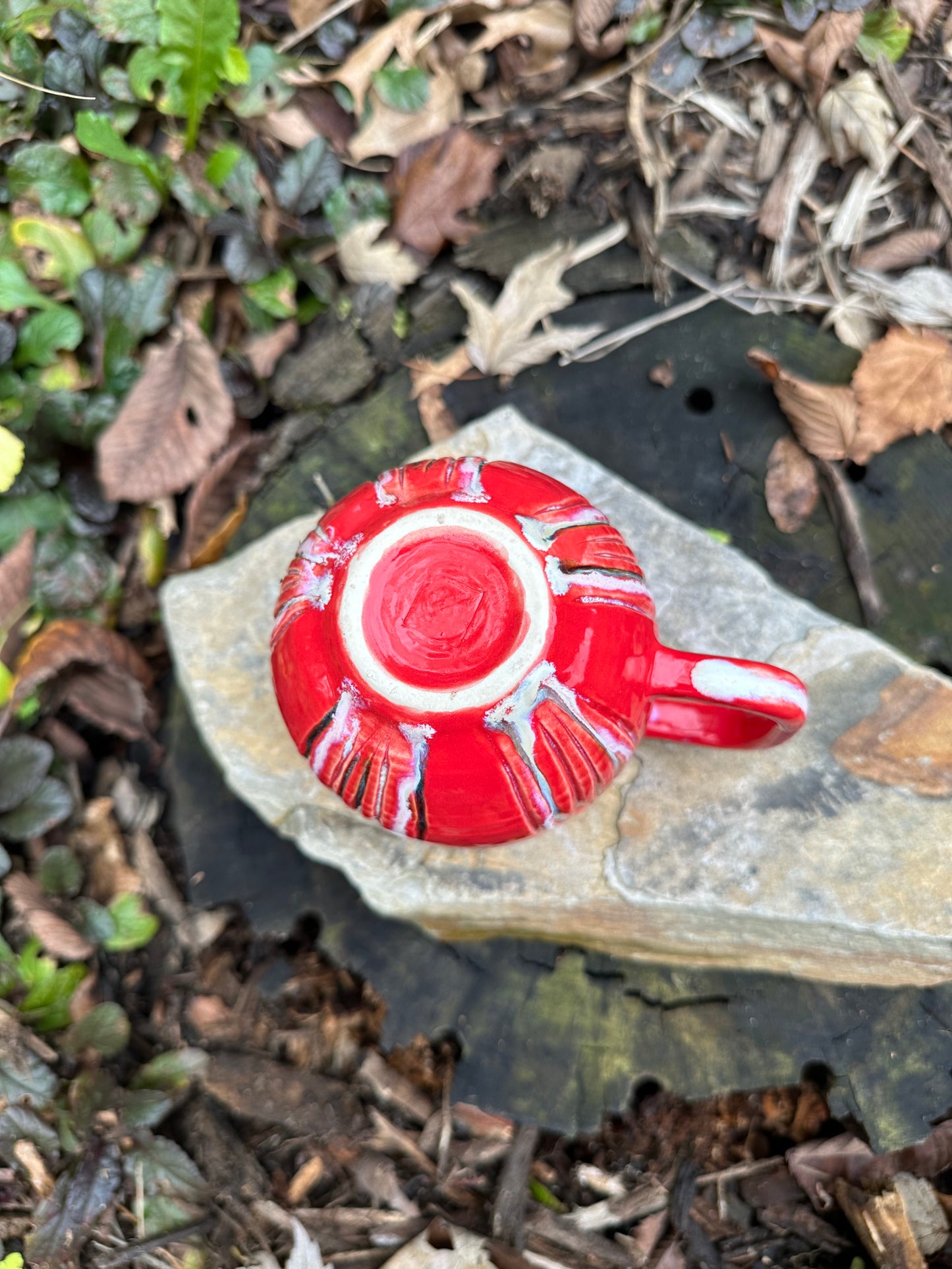 Bursting Red Mug